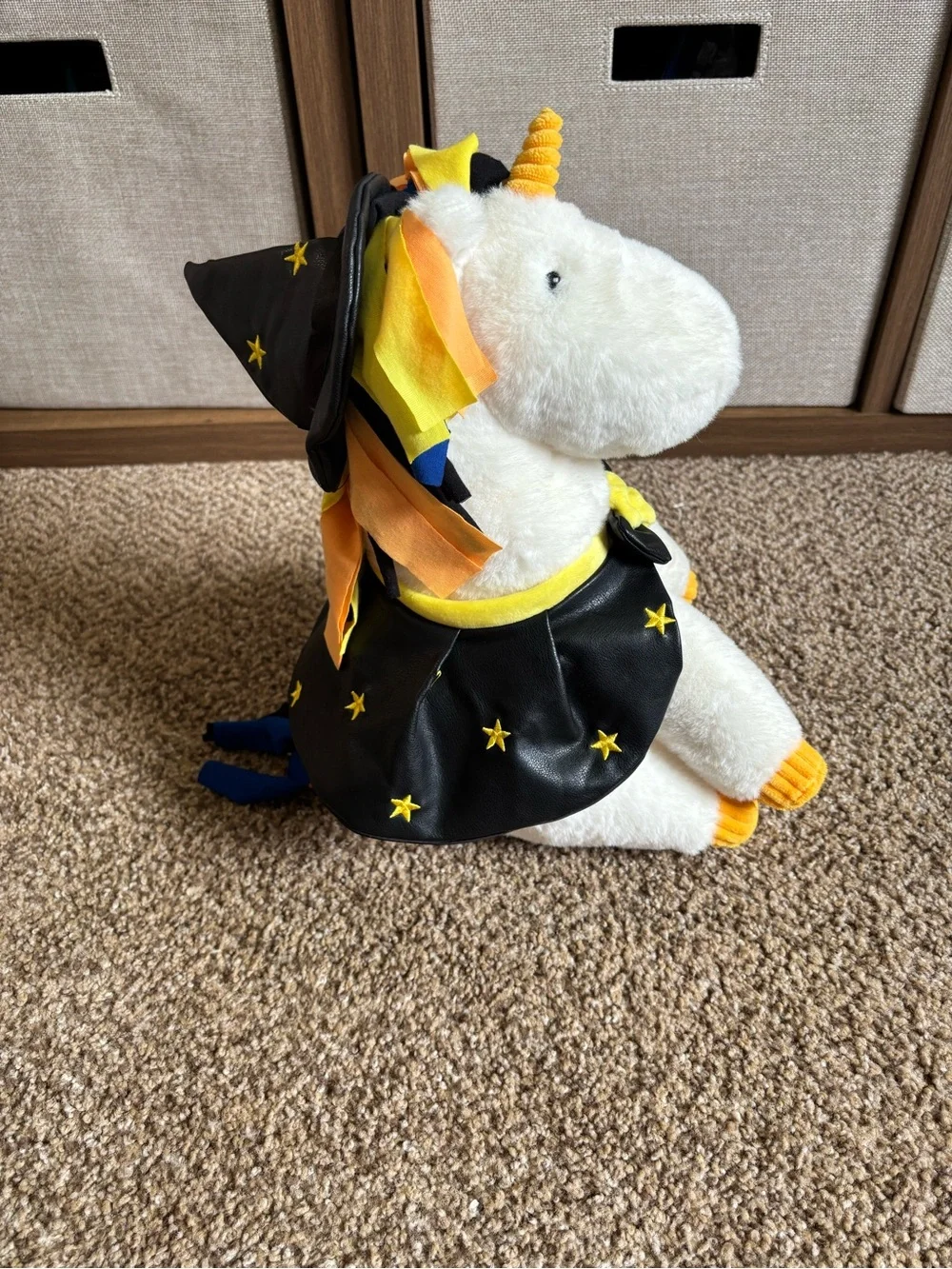 RETIRED Target Gigglescape Unicorn Witch and T-Rex Dino Skeleton Plush 13” Toys